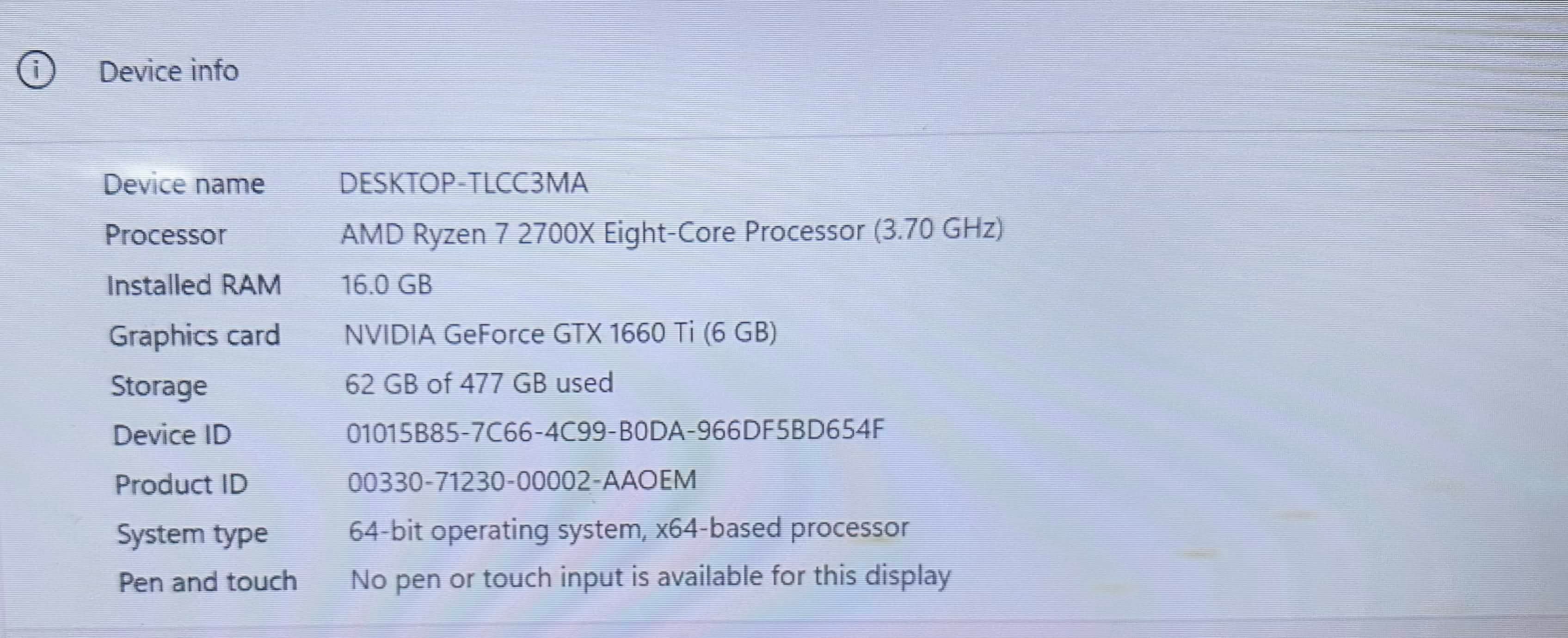 (SOLD!) Plug & Play Gaming PC - High Speed Ryzen 7 / GTX 1660 Ti / Built-in Wi-Fi